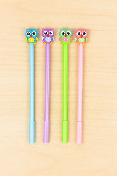 Ручка "Multicolored owl", mix 