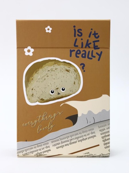 Зеркало "Cute bread", brown 
