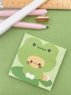 Блок стикер для записей "Cute friends", green
