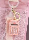 Брелок-калькулятор "Pig", light pink