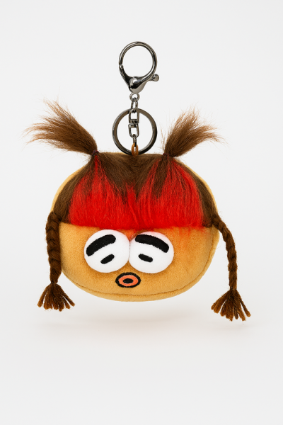 Плюшевый кошелек "Potato family", red 
