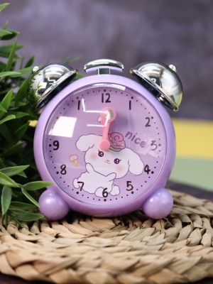 Часы-будильник «Chiming silver», purple (11,5х11,5 см)