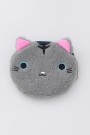 Кошелёк плюшевый "Сat", grey (11,5*12,5 см)