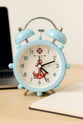Часы-будильник "Aboard Якорь", light blue (14х11 см)