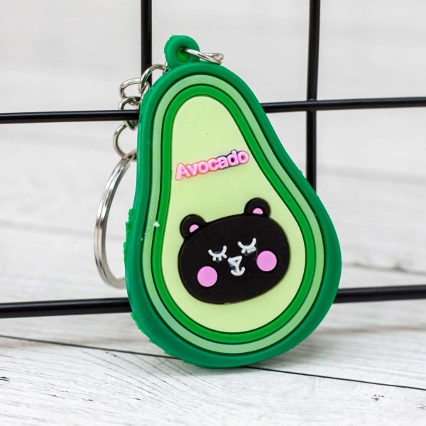Брелок «Avocado black bear», green 