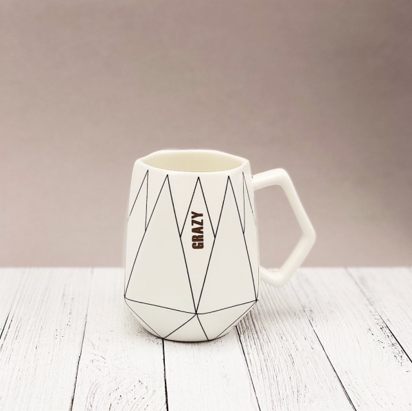 Кружка "Crazy", white (480ml) 