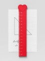 Линейка ECO из дерева RED LOVE