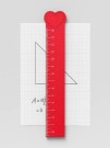 Линейка ECO из дерева RED LOVE