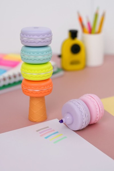 Маркер текстовыделитель "Highlighters", 6 в 1, mix 