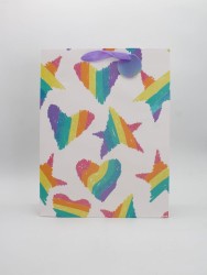 Пакет подарочный «Funny rainbow», purple (32*42*11.5)