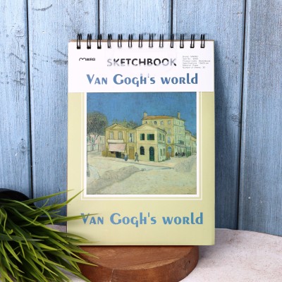 Скетчбук (B5) «Van Goghs world», beige (17.6*25)