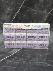 Набор декоративного скотча 4 шт. "Egg group", purple, шоу-бокс 12 шт.