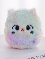 Кошелёк плюшевый "Multicolored hare", colorful (10*8 см)
