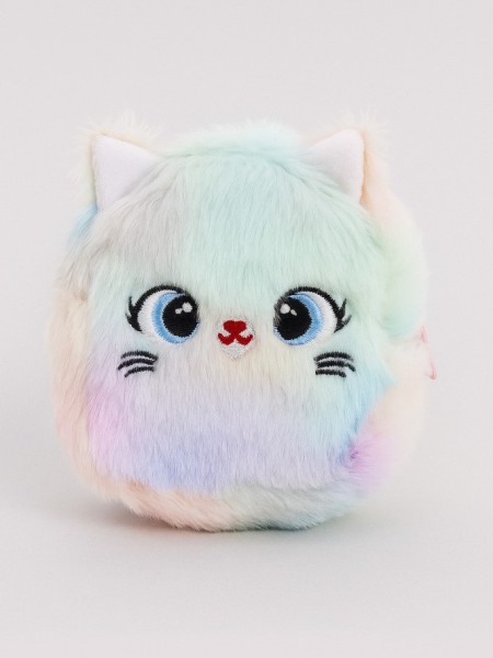 Кошелёк плюшевый "Multicolored hare", colorful (10*8 см) 