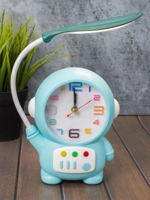 Часы-будильник со светильником «Cheerful cosmonaut», blue