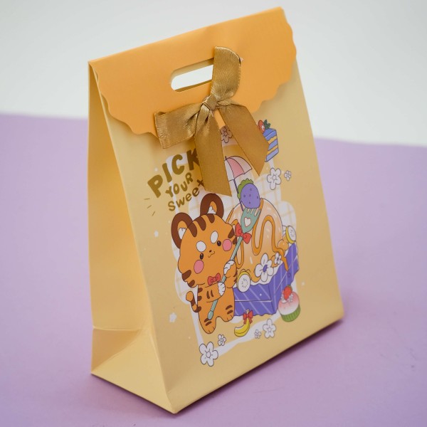 Пакет подарочный (XS) «Pick your sweet», yellow (12.5*16.5*6) 