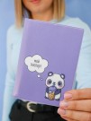 ОБЛОЖКА ДЛЯ ПАСПОРТА «Sweet panda», плотность 560 мкм