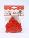 Набор воздушных шаров 10 шт. "Unified joy pack", coral red (25 см)
