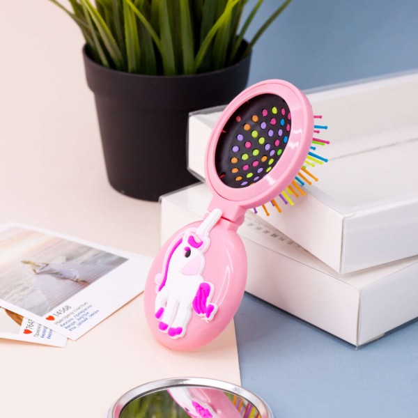 Расческа «Unicorn suspicious», pink 