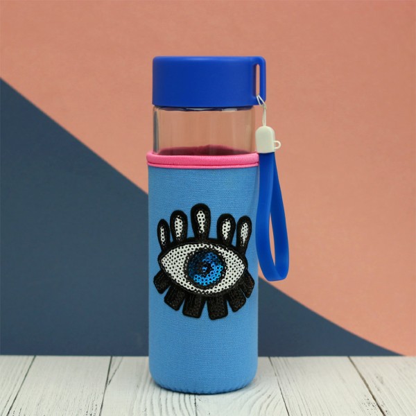 БУТЫЛКА "Eyes"_blue 