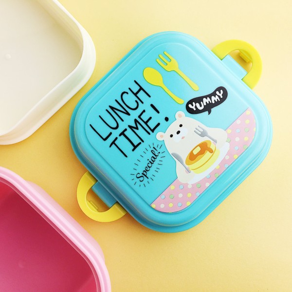 Ланчбокс "LUNCH TIME!" blue 