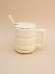 Кружка «Lucky people», yellow (400 ml)