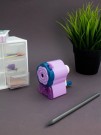 Точилка для карандашей механическая "Roses", purple