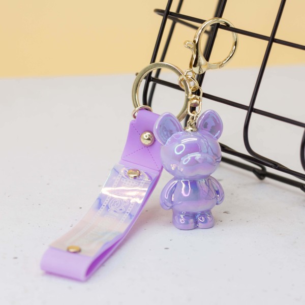 Брелок "Shine dog", purple 