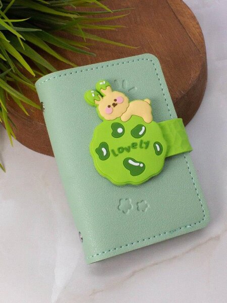Визитница "Bunny lovely", green 