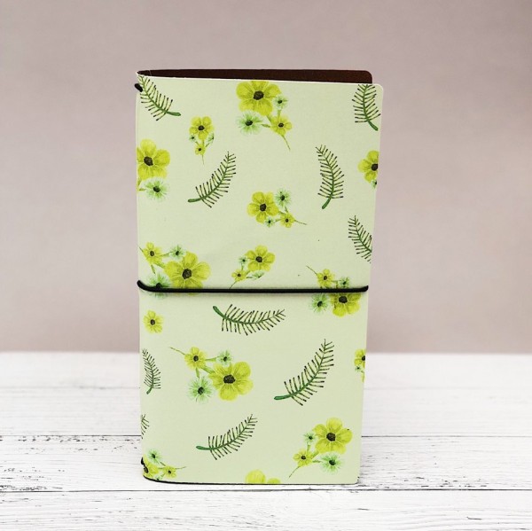 Планнер "Flowers", green 