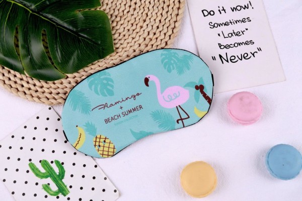 Маска для сна "Flamingo", blue 