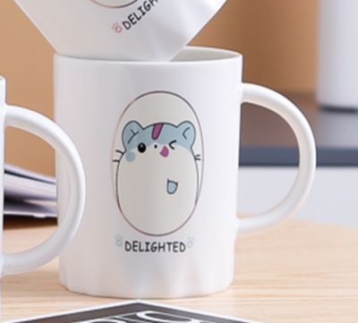Кружка «Delighted hamster», blue