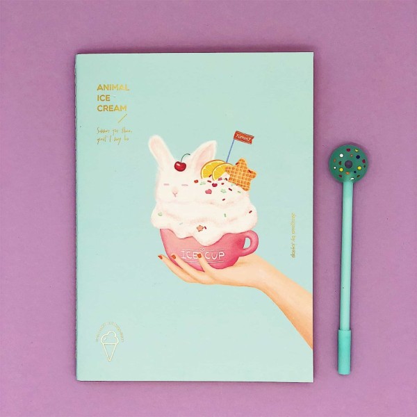 Тетрадь "Ice cream rabbit" B5 