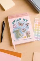 Блокнот (А5) "Bear stick me", pink (14.5*21)