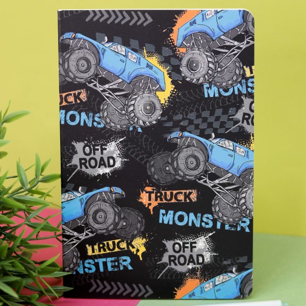 Тетрадь (A5) «Black monster truck» (13,5*20,5) 