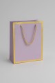 Пакет подарочный (S) «Classic line», purple (24.5*19.5*9.5)