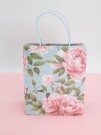 Пакет подарочный «Flower hugs», blue-pink (21*25.5*10)