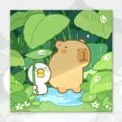 Алмазная мозаика  Draw Me! «Capybara in the forest», (20*20 см)