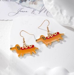 Серьги GIRLY "Hot dog"