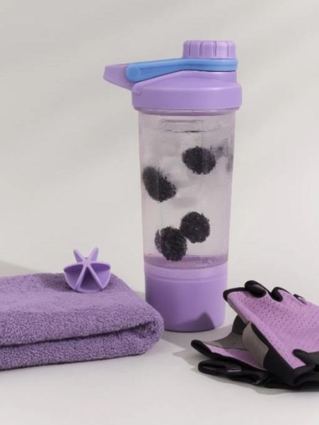 Спортивный шейкер "Good day", purple (500 ml) 