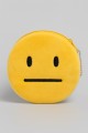 Кошелёк плюшевый "No mood", yellow (11*11 см)