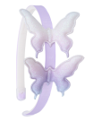 Ободок для волос GIRLY "Butterflies", purple
