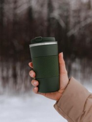 Термокружка "Simple", green (380 ml)