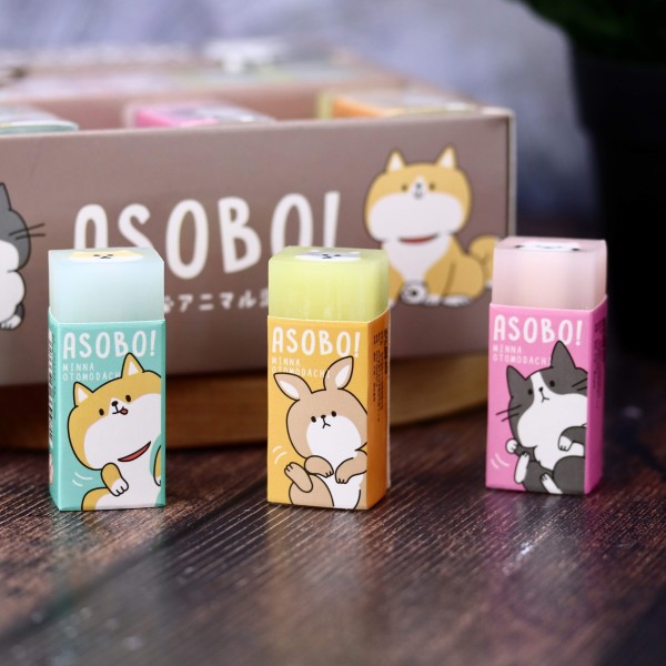 Ластик «Cute animal», mix 