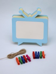 Крафтовые фоторамки 10 шт. "TV" (15,5 х 14,5 см)