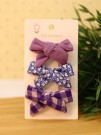 Набор заколок для волос "Purple bows", 3 шт. в наборе