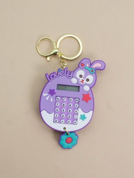 Брелок-калькулятор "Bunny star", purple 