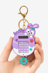 Брелок-калькулятор "Bunny star", purple