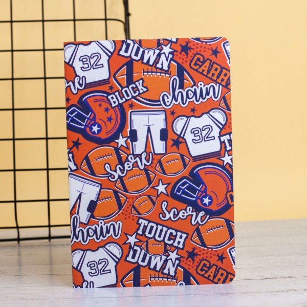 Тетрадь (A5) "Football champion", orange (13.5*20.5) 