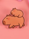 Значок акриловый iLikeGift "The Capybara Family"